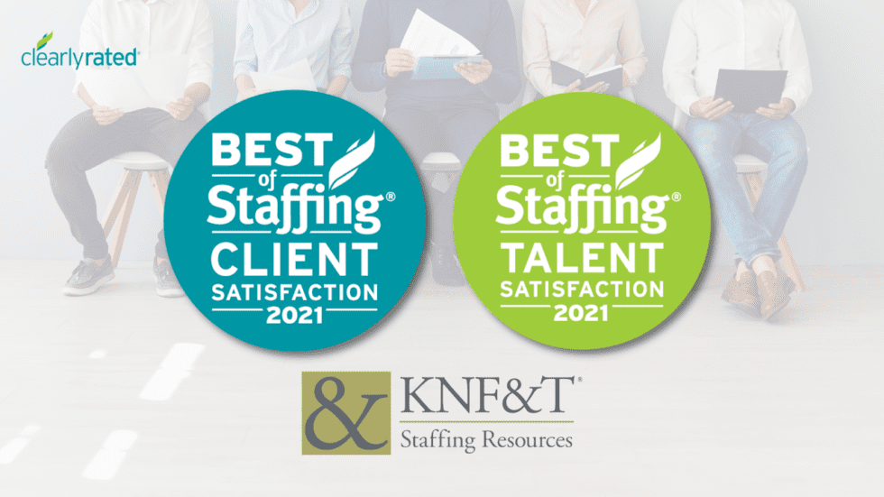 Knf Service KNF&T Staffing Resources Wins ClearlyRated's 2021 Best of Staffing ...