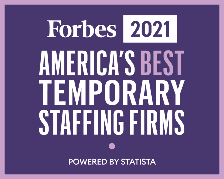 Forbes 2021 List of America's Best Temporary Staffing Firms